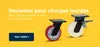 Vignette Roulettes en nylon pour usage intensif Commande en ligne simple et rapide | Roues Roulettes Outlet