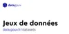 Vignette Catalogue des jeux de données publics - data.gouv.fr