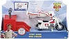 Vignette Disney Pixar Toy Story 4 Cascadeur Duke Caboom avec Moto