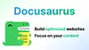 Vignette Construisez rapidement des sites web optimisés, concentrez-vous sur votre contenu | Docusaurus