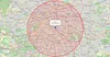 Vignette Carte de la zone de sortie 10 km autour du domicile